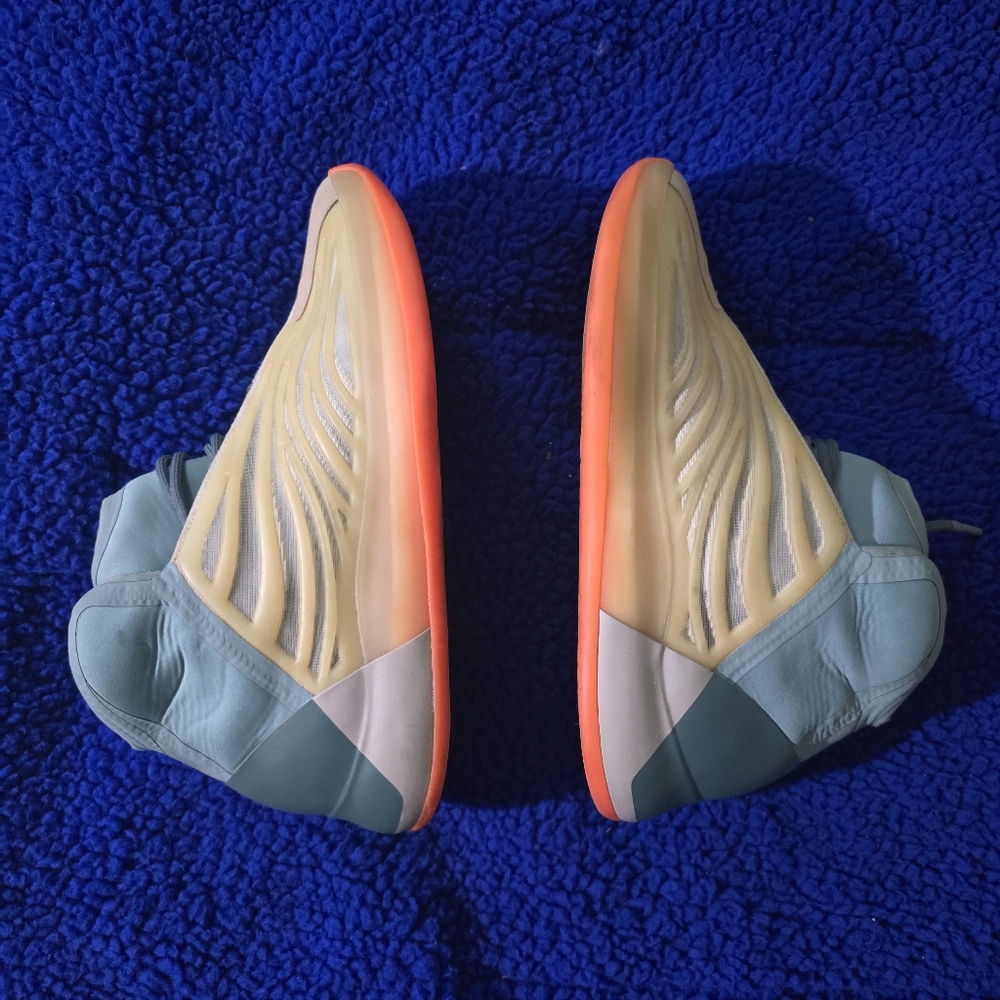 Adidas Yeezy Quantum Basketball Shoes - Blue and Orange ..EXCELLENT CONDITION